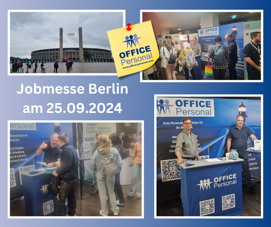 Jobmesse am 25.09.2024 in Berlin